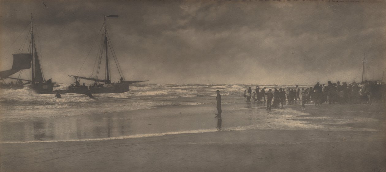 Wyładunek łodzi autorstwa Alfred Stieglitz