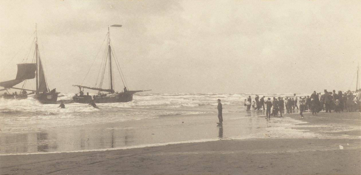 Wyładunek łodzi autorstwa Alfred Stieglitz