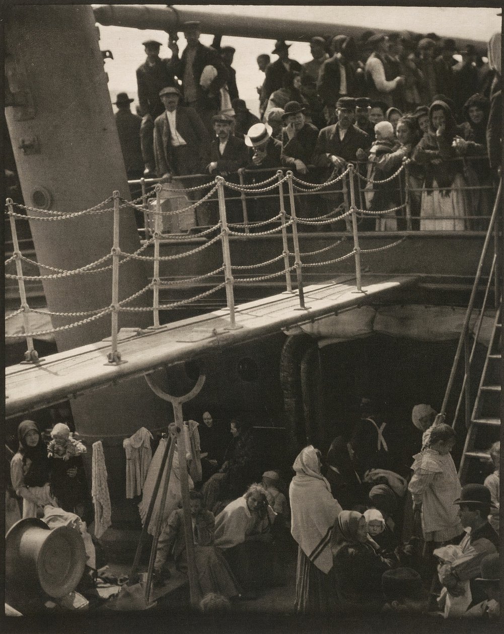 The Steerage, 1907, wydrukowany 1915. autorstwa Alfred Stieglitz