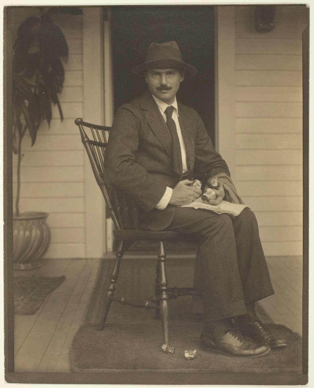 Waldo Frank autorstwa Alfred Stieglitz