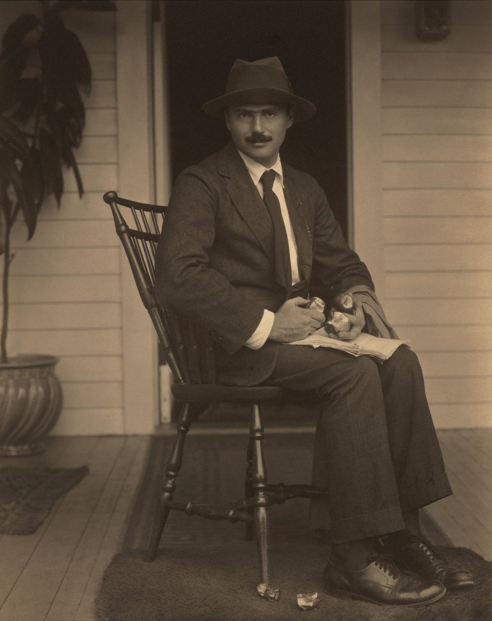 Waldo Frank autorstwa Alfred Stieglitz