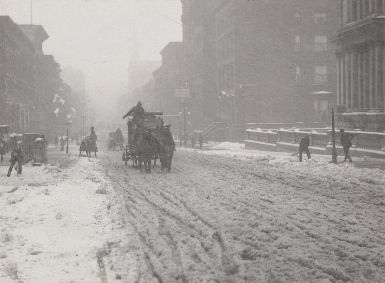 Zima na Piątej Alei autorstwa Alfred Stieglitz