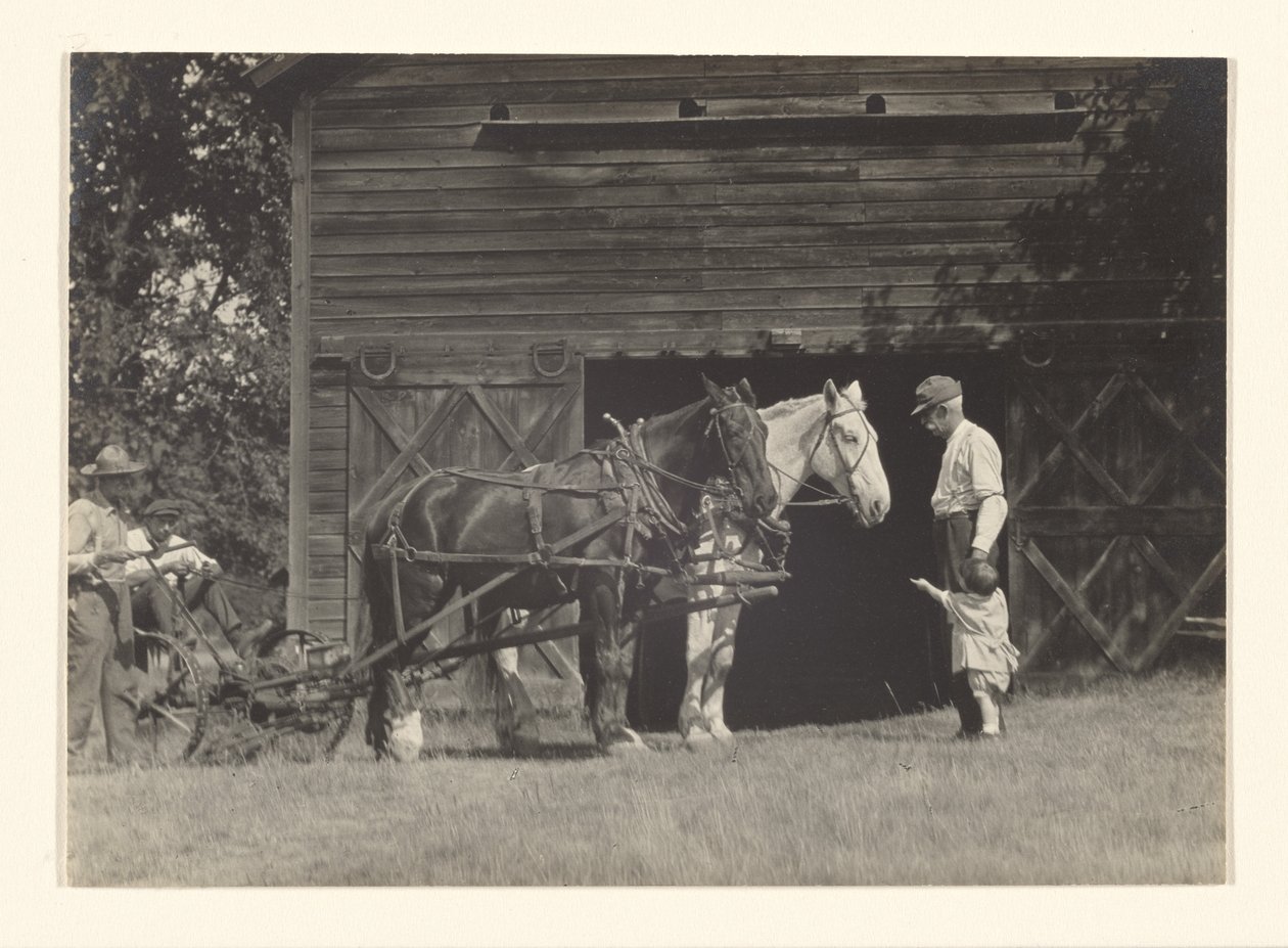 [Yvonne Boursault, Fred Varnum i dwóch niezidentyfikowanych mężczyzn, Lake George] autorstwa Alfred Stieglitz