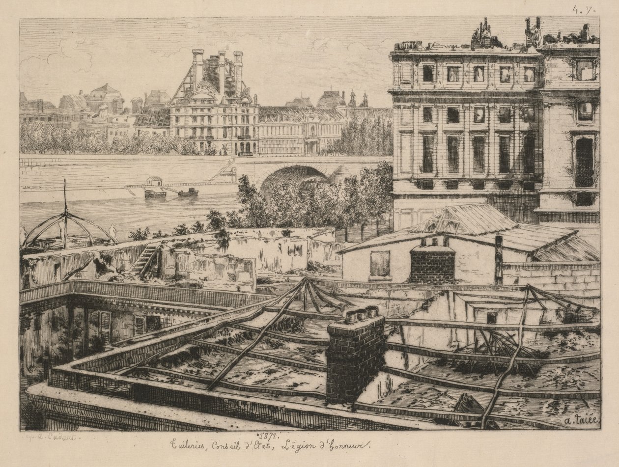 Tuileries, Rada Stanu, Legia Honorowa autorstwa Alfred Taiée