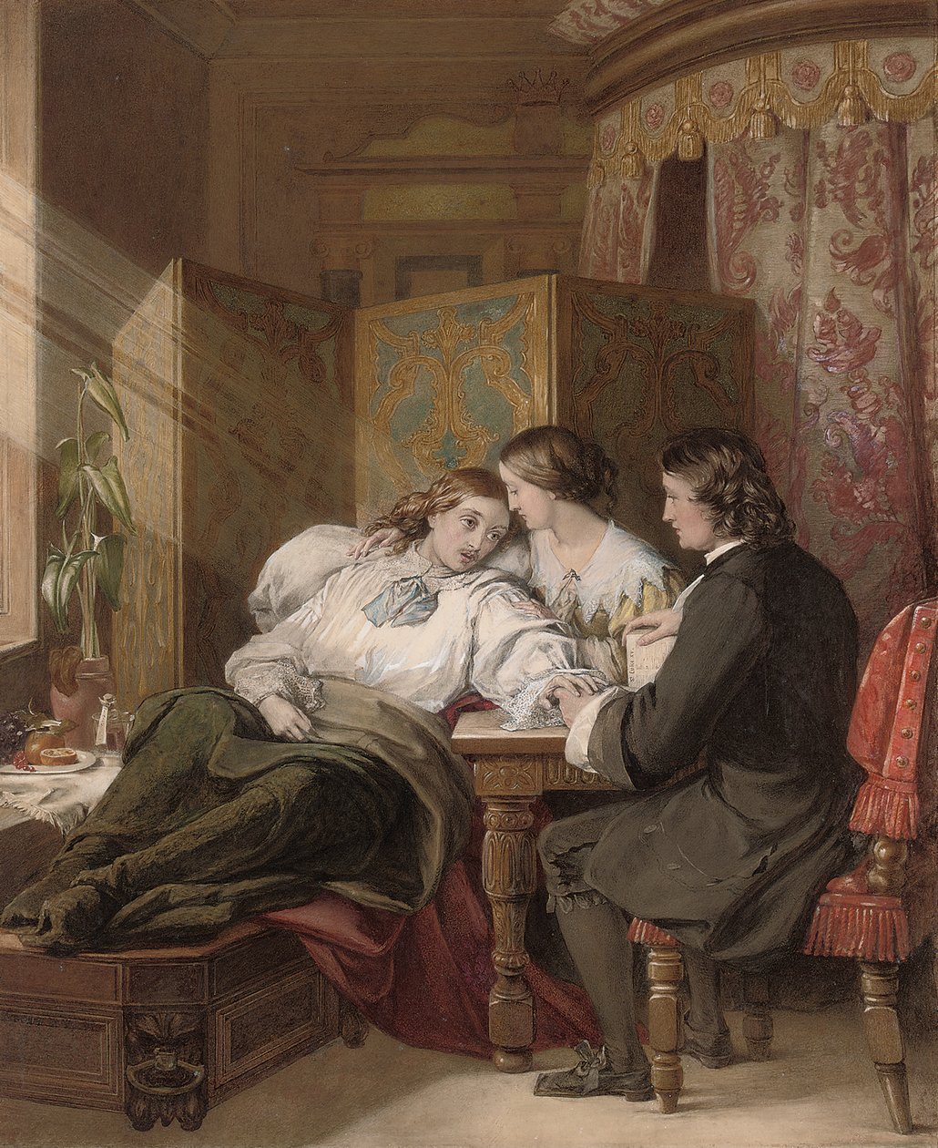 Śmierć Rochestera autorstwa Alfred Thomas Derby
