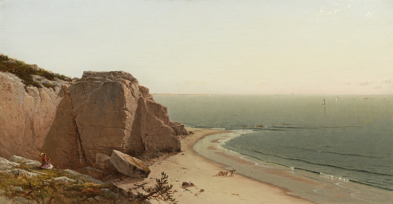 Cichy dzień w pobliżu Manchesteru, 1873. autorstwa Alfred Thompson Bricher