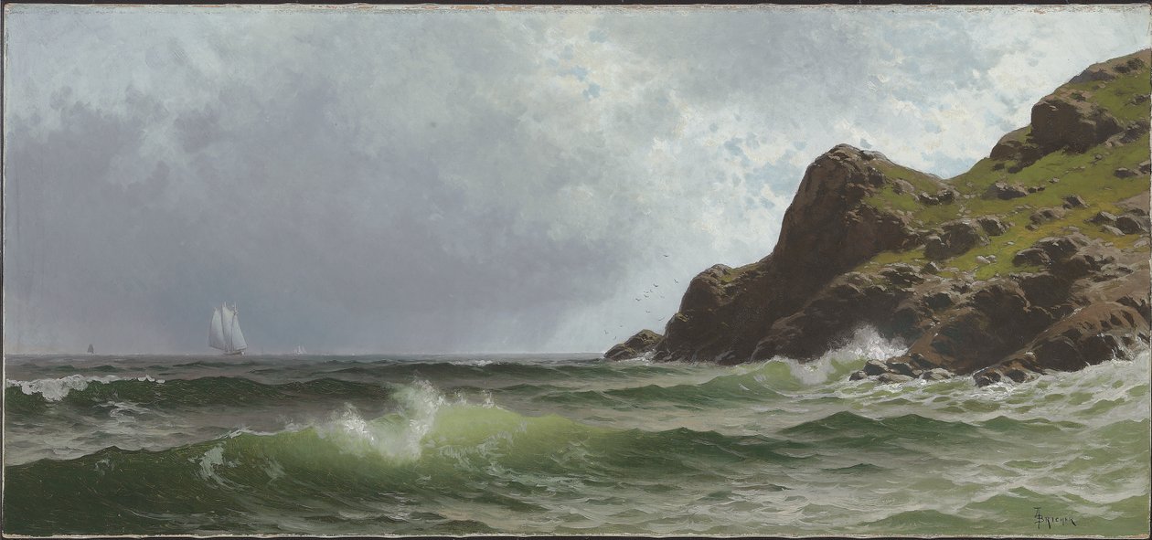 Żegluga poza wybrzeże autorstwa Alfred Thompson Bricher
