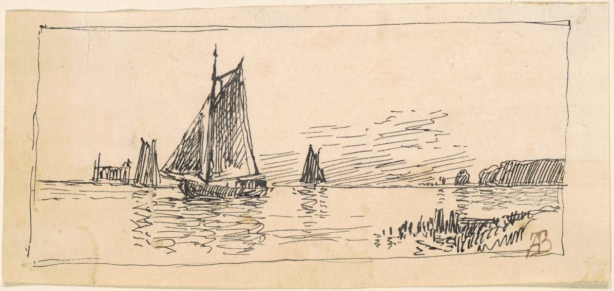 Statki autorstwa Alfred Thompson Bricher