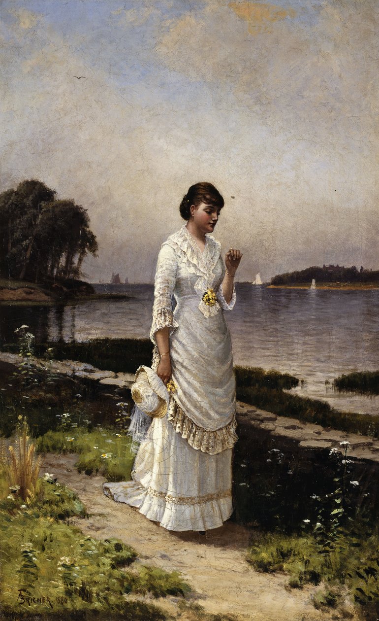 Pierścionek zaręczynowy, 1880 autorstwa Alfred Thompson Bricher