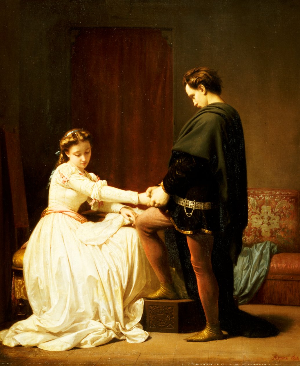 Propozycja, 1860 autorstwa Alfred W. Elmore