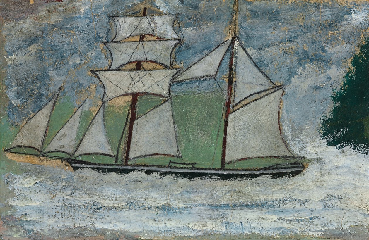 Żaglowiec autorstwa Alfred Wallis