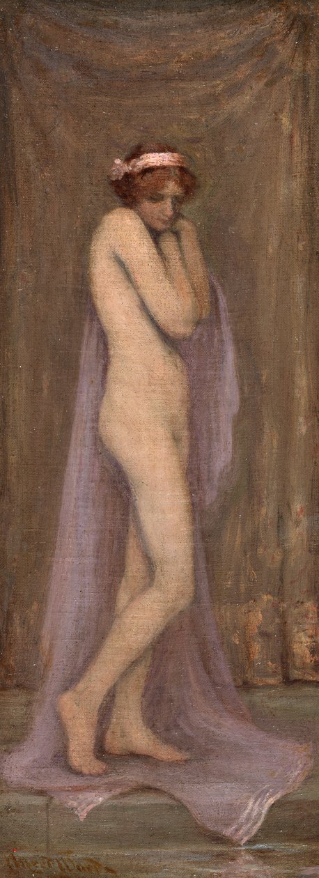 Akty (olej na płótnie) autorstwa Alfred Ward