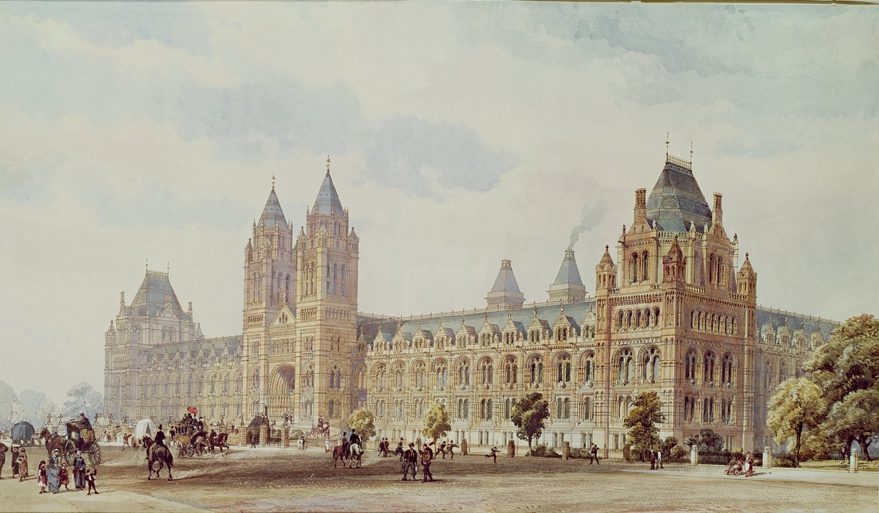 Muzeum Historii Naturalnej autorstwa Alfred Waterhouse