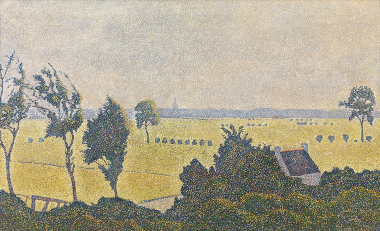 Krajobraz we Flandrii Zachodniej autorstwa Alfred William (1854 1930) Finch