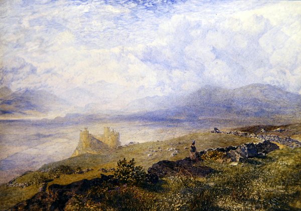 Zamek Harlech autorstwa Alfred William Hunt