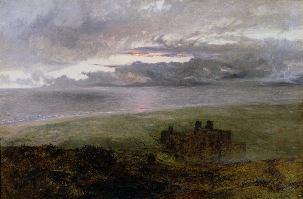 Zamek Harlech autorstwa Alfred William Hunt