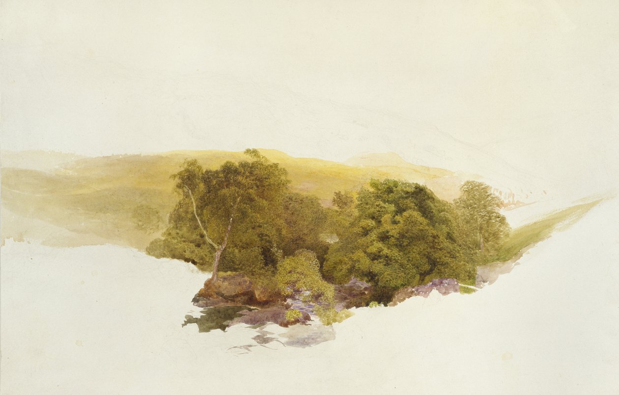 Wzgórze Martina, Dockwigg, ok. 1862 (akwarela na graficie) autorstwa Alfred William Hunt