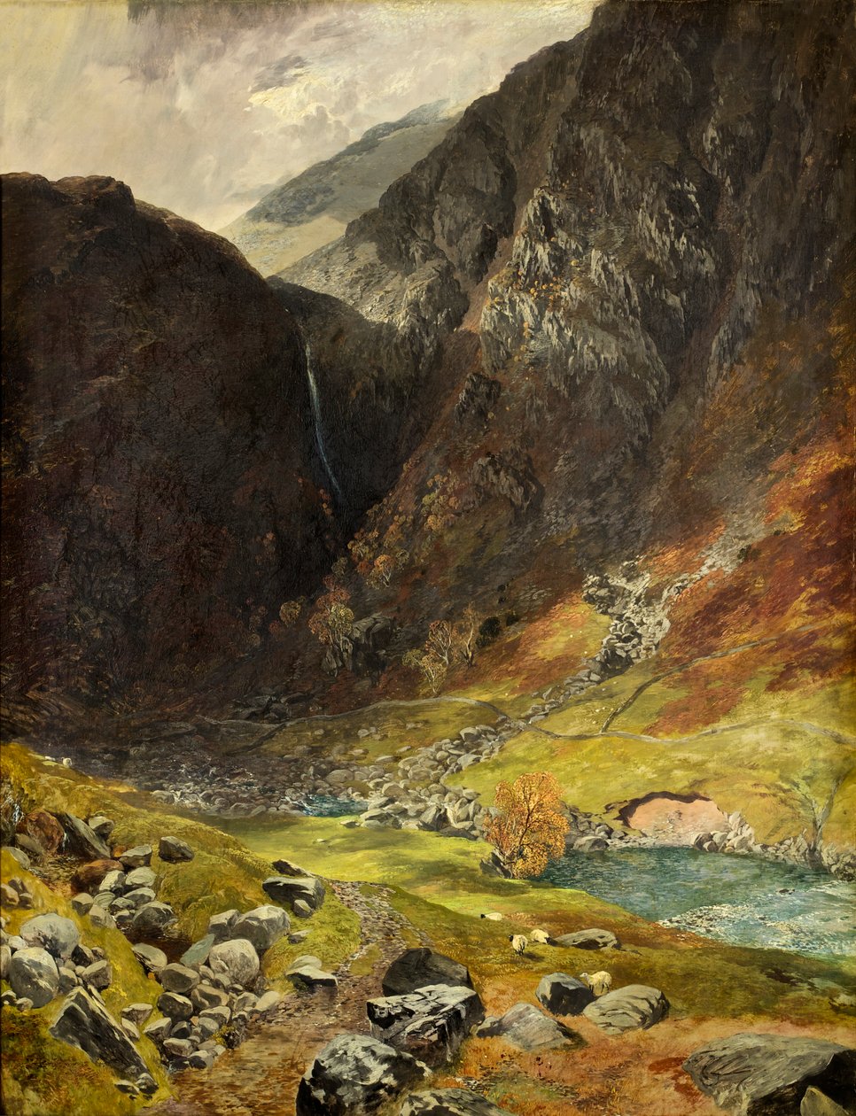 Przełęcz Styhead, Borrowdale, 1854 autorstwa Alfred William Hunt