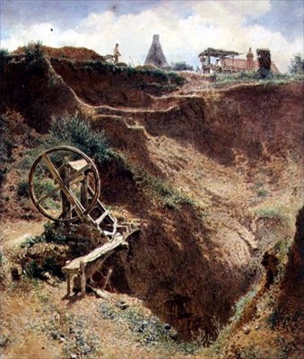 Żwirownia, Kings Cross (akwarela na papierze) autorstwa Alfred William Hunt