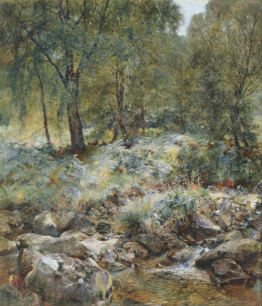 Kiedy liście zaczynają się obracać, 1856 autorstwa Alfred William Hunt