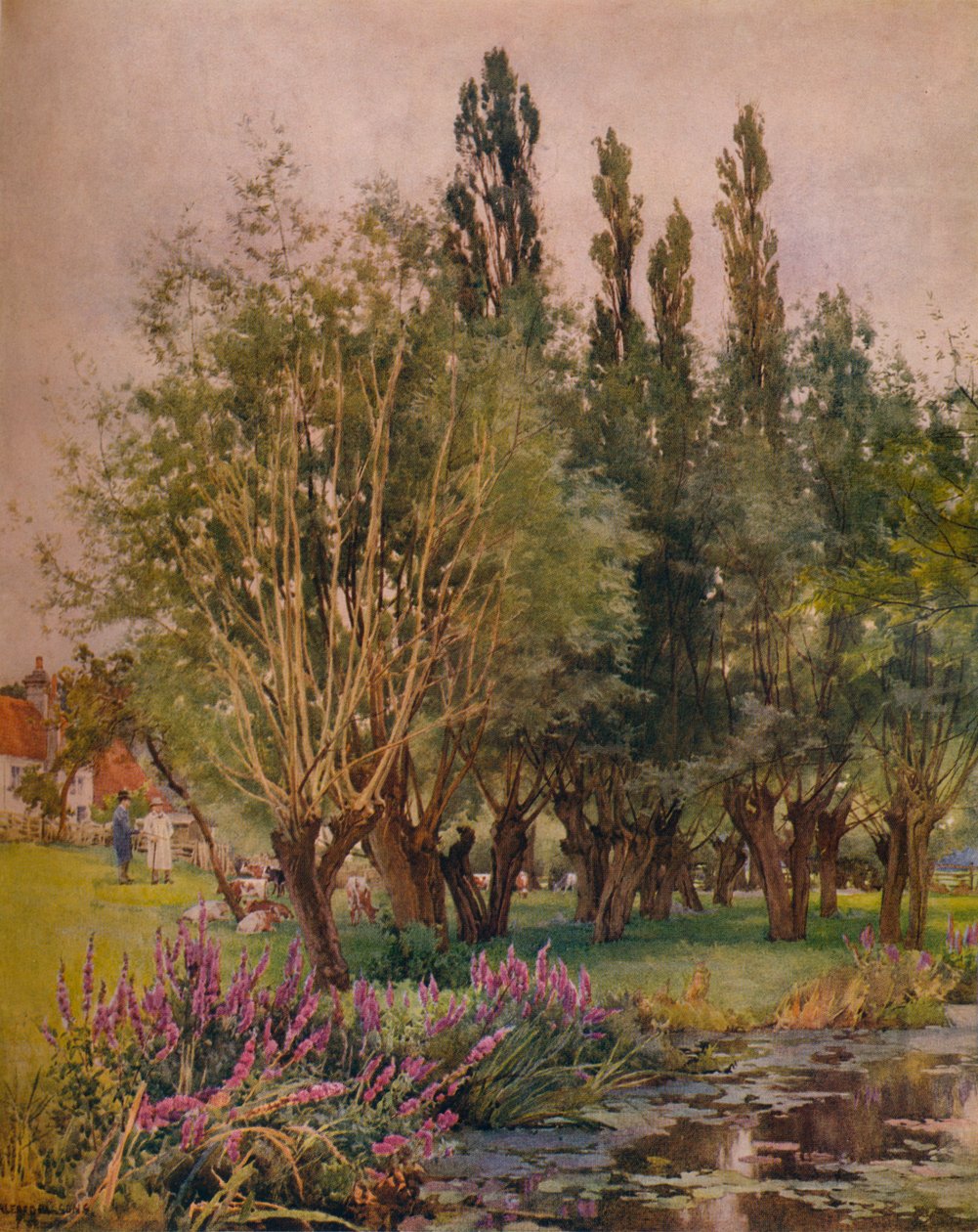 Fioletowy luz, c1891 autorstwa Alfred William Parsons