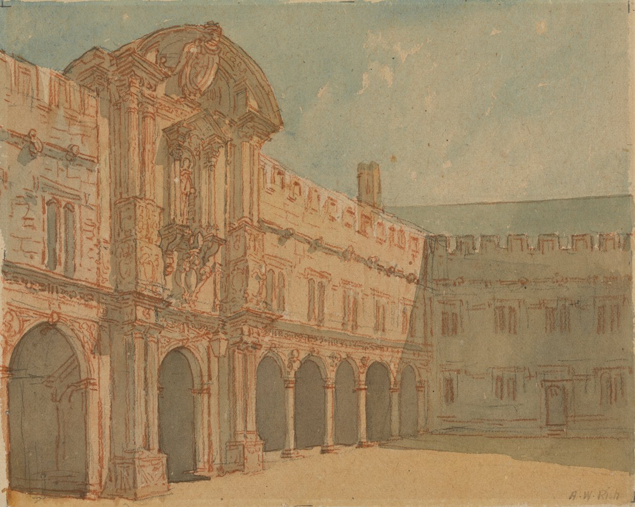 Kolegium św. Jana w Oksfordzie autorstwa Alfred William Rich