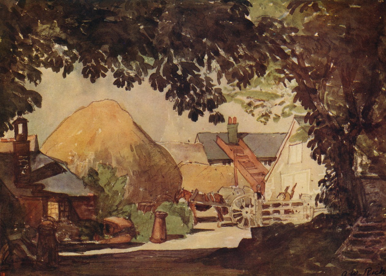 Gospodarstwo, ok. 1915 autorstwa Alfred William Rich