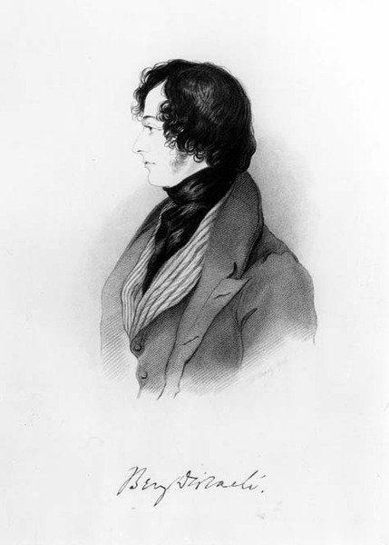 Portret Benjamina Disraeli (1804-81) 1837 autorstwa Alfred d Orsay
