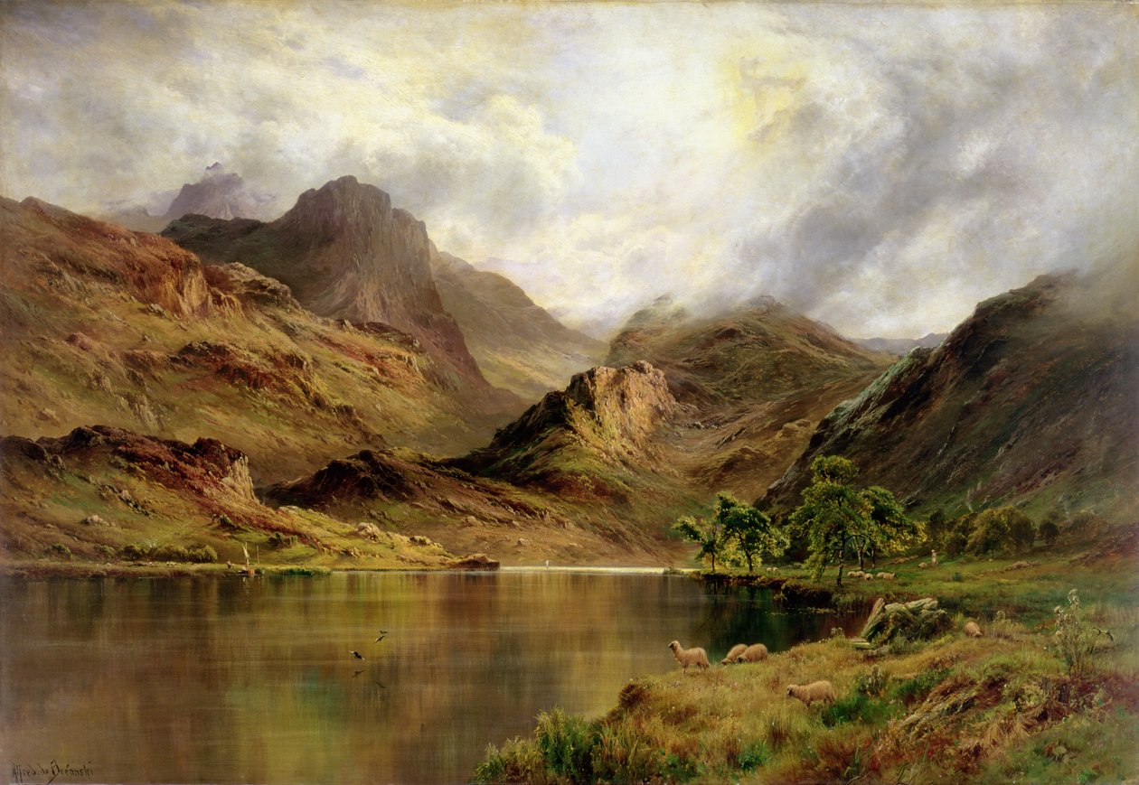 Banks of Arrochar (olej na płótnie) autorstwa Alfred de Breanski