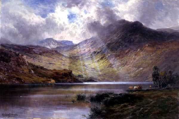 Ben Lomond (olej na płótnie) autorstwa Alfred de Breanski