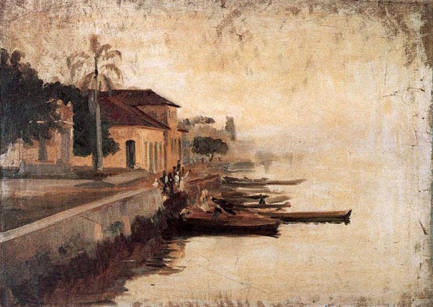 Port Paranagua autorstwa Alfredo Andersen