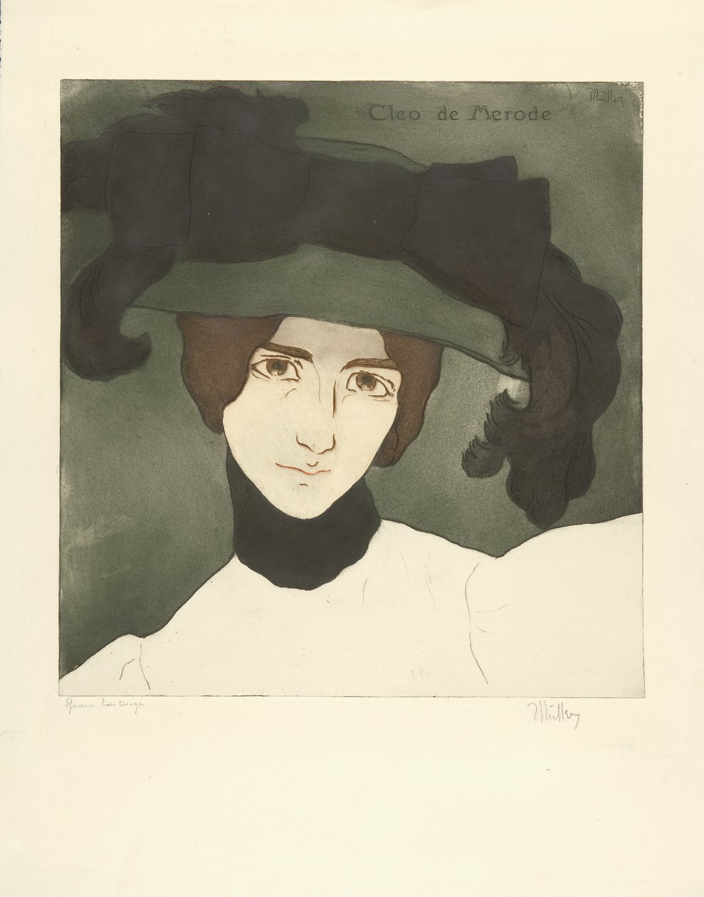 Cleo z Merode autorstwa Alfredo Müller