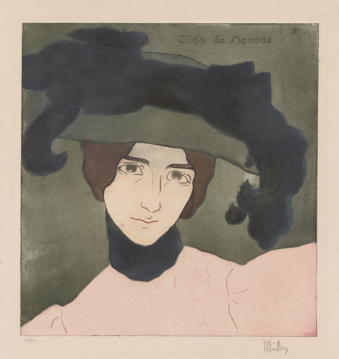Cleo de Merode autorstwa Alfredo Müller