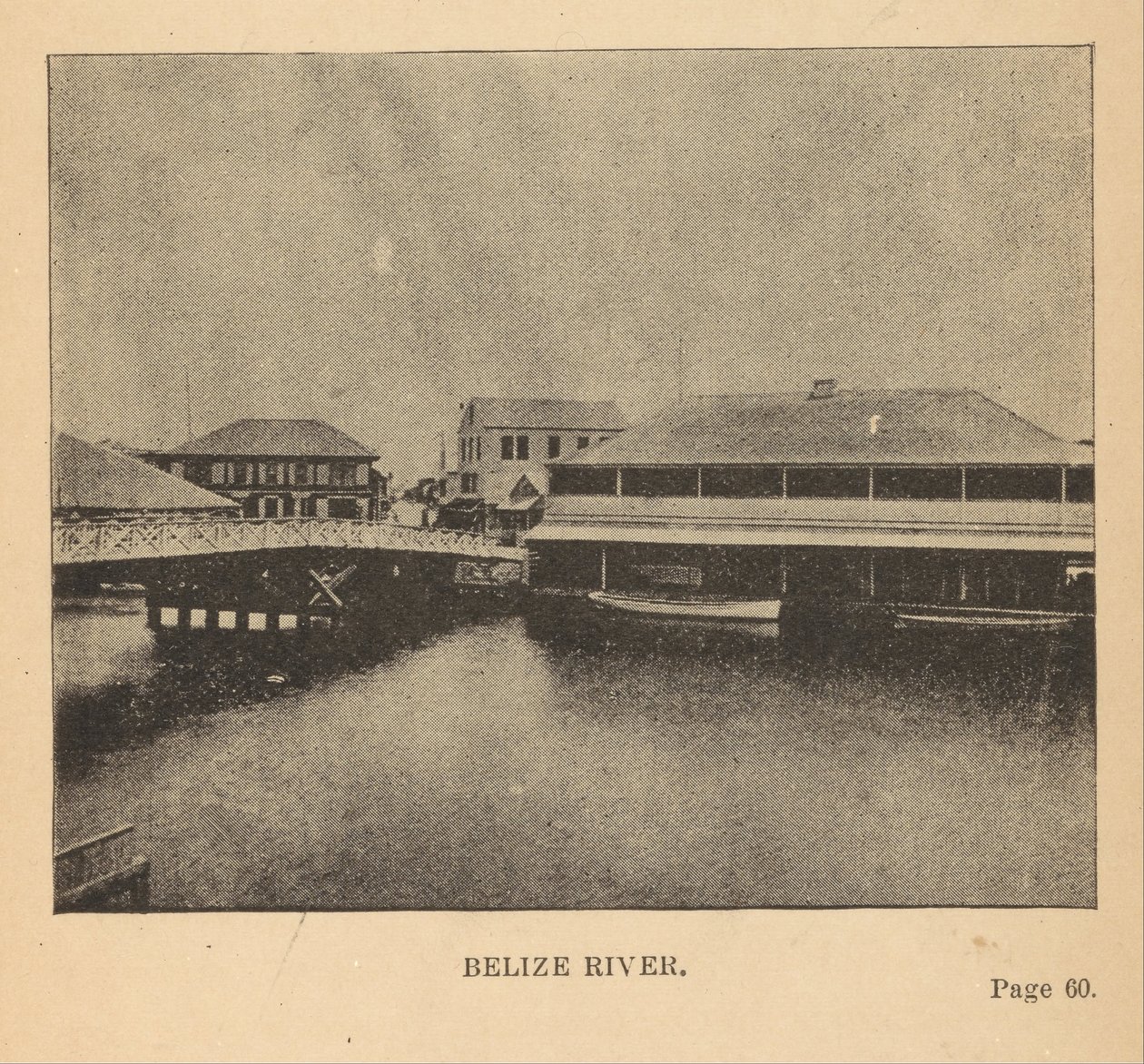 Rzeka Belize autorstwa Alice D. Le Plongeon