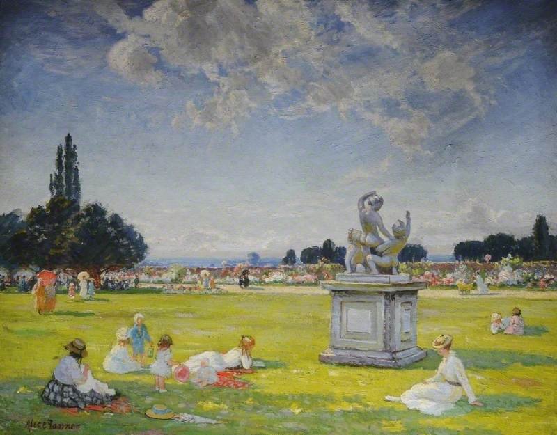 Lato w Hampton Court autorstwa Alice Maud Fanner