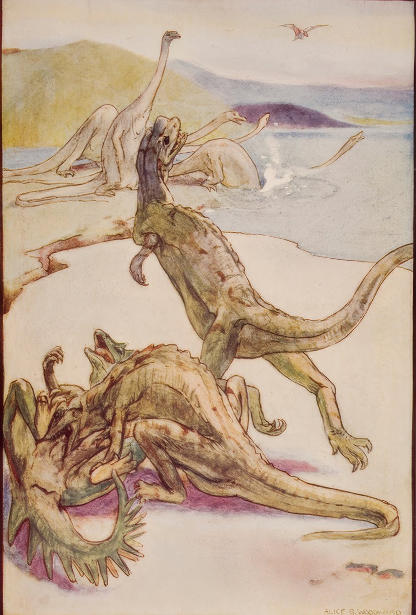 dinozaur autorstwa Alice Bolingbroke Woodward