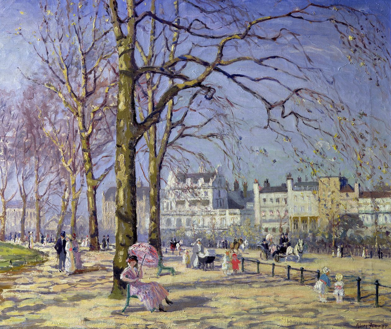 Wiosna w Hyde Parku autorstwa Alice Maud Fanner