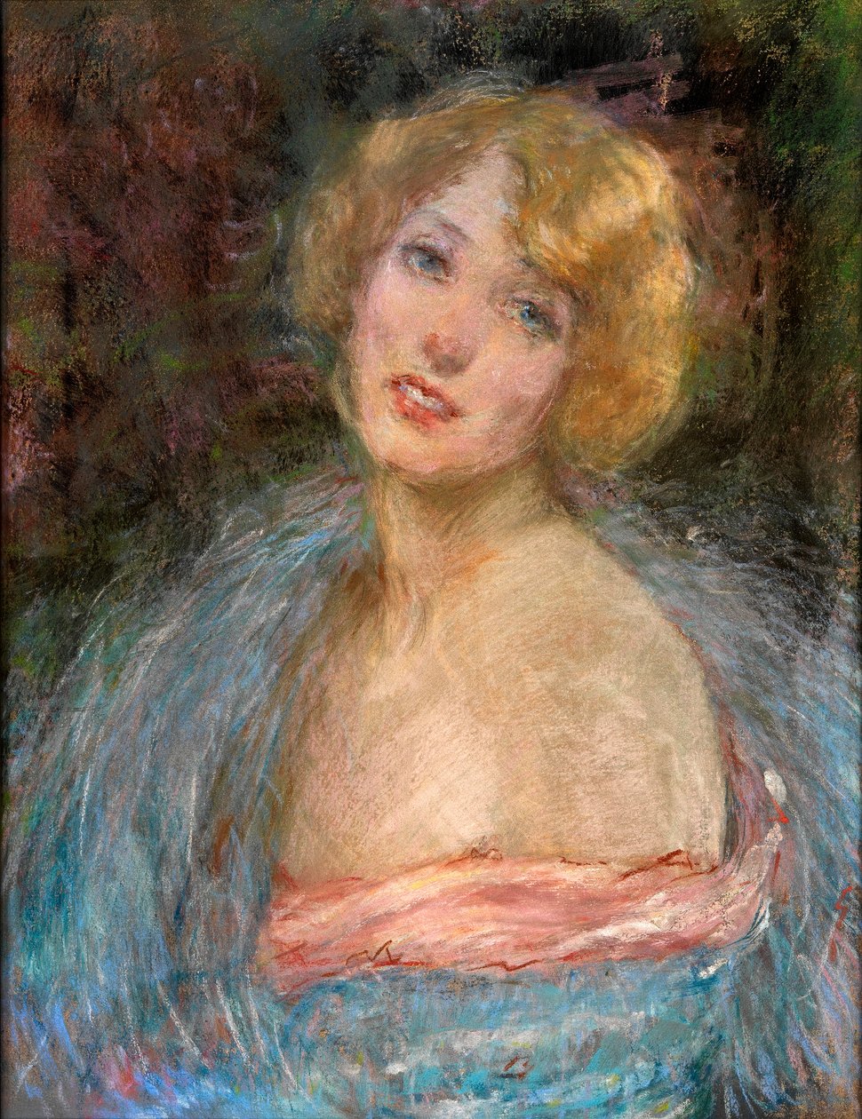 Blondynka z boa autorstwa Alice Pike Barney