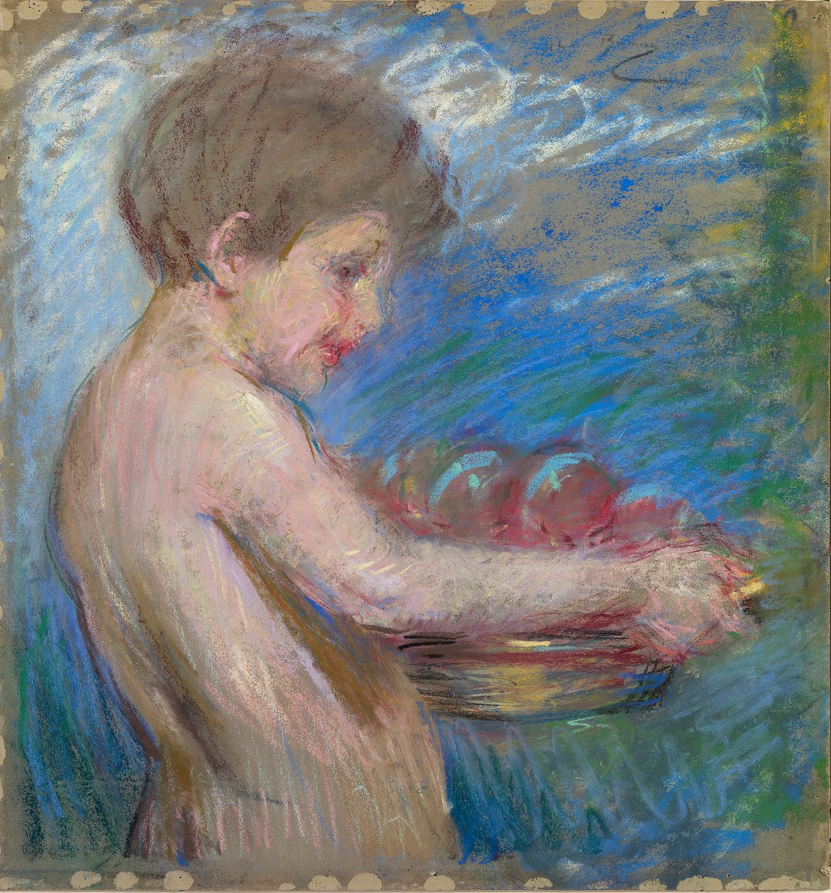 Dziecko z owocami autorstwa Alice Pike Barney