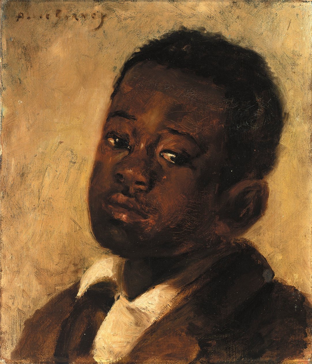 Głowa murzyńskiego chłopca autorstwa Alice Pike Barney