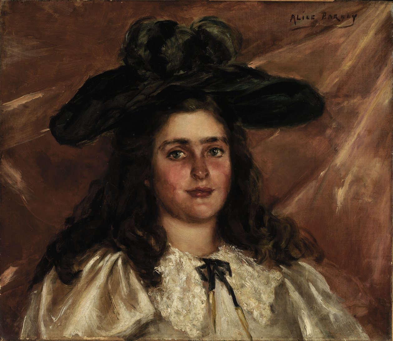 Laura Alice w dużym kapeluszu autorstwa Alice Pike Barney