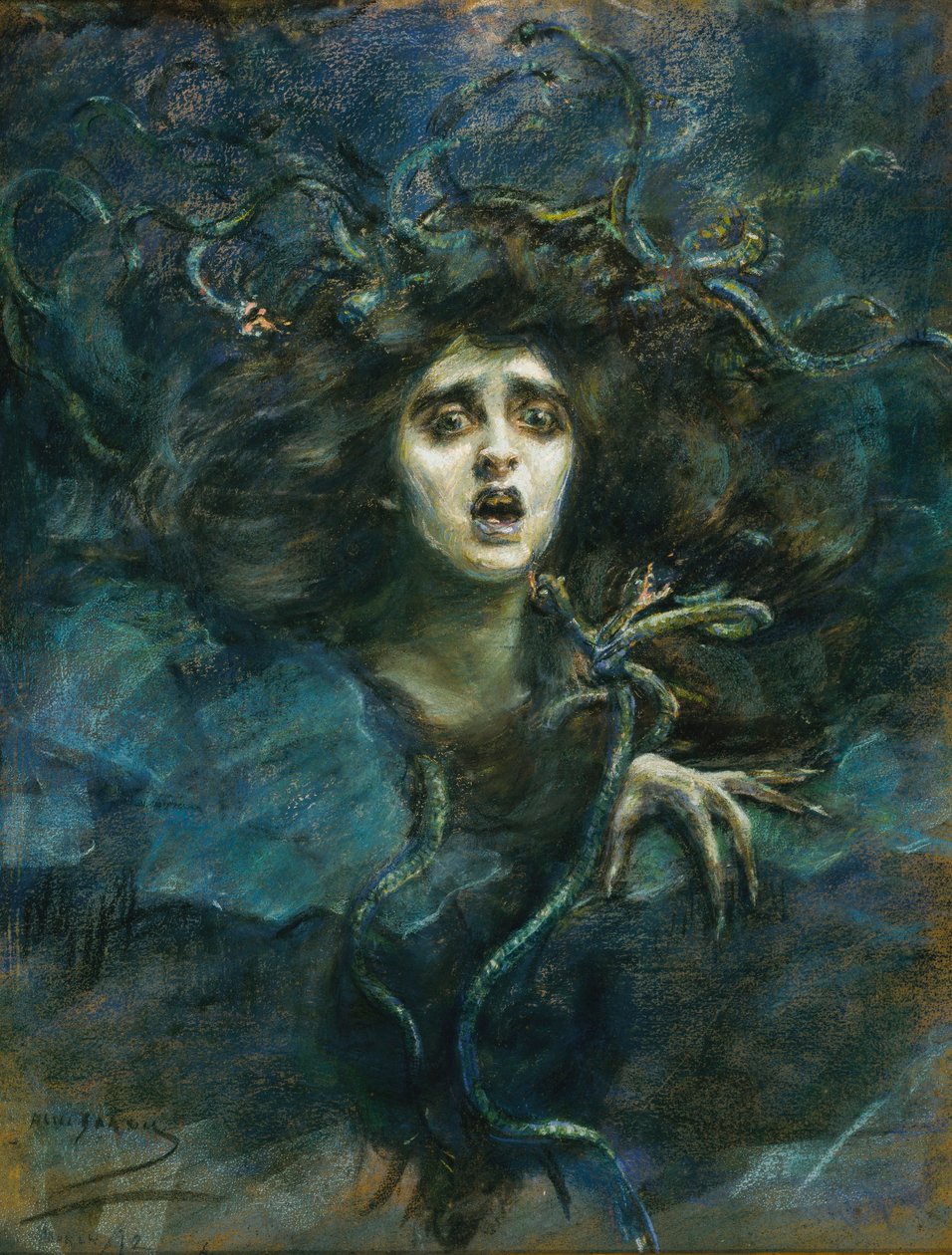 Medusa (Laura Dreyfus Barney) autorstwa Alice Pike Barney