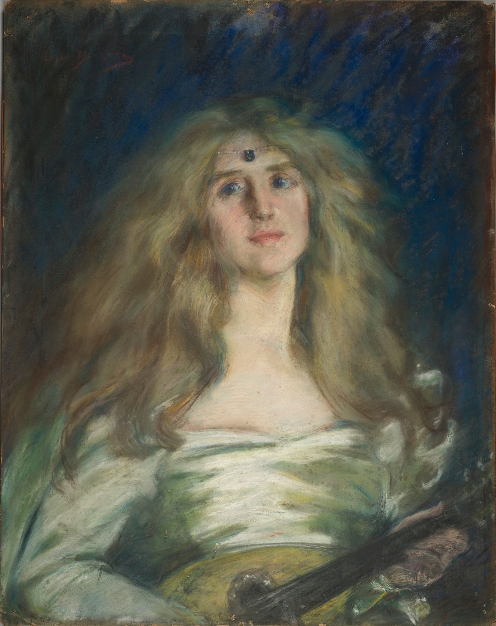 Natalie z mandoliną autorstwa Alice Pike Barney