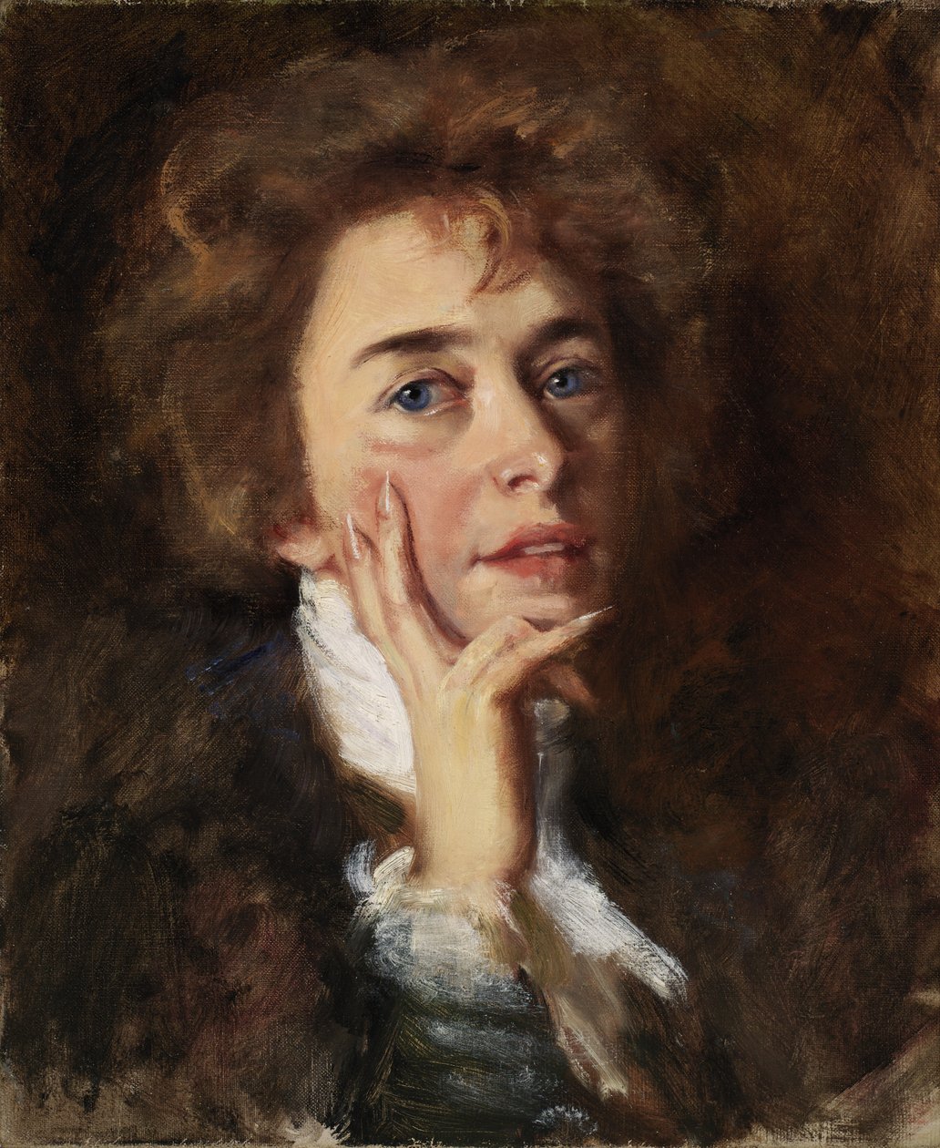 Autoportret z Żabotem, 1896. autorstwa Alice Pike Barney