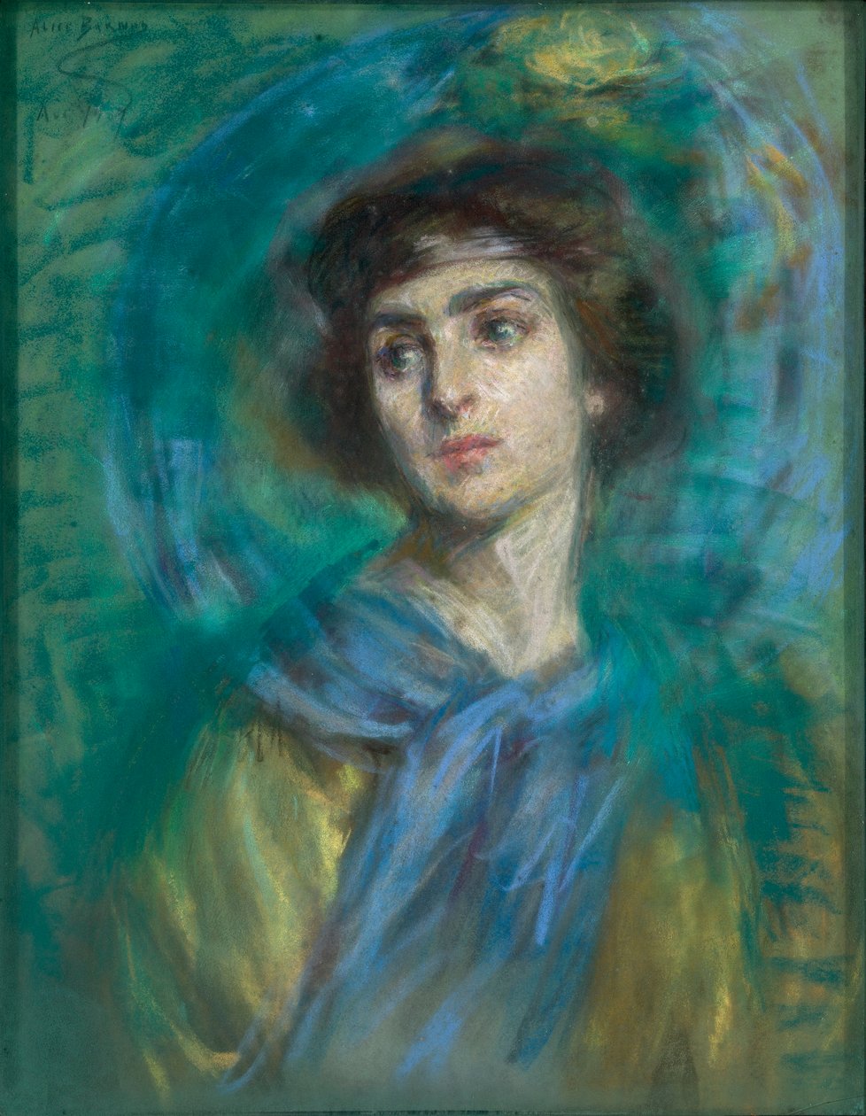 Niebieski szalik autorstwa Alice Pike Barney