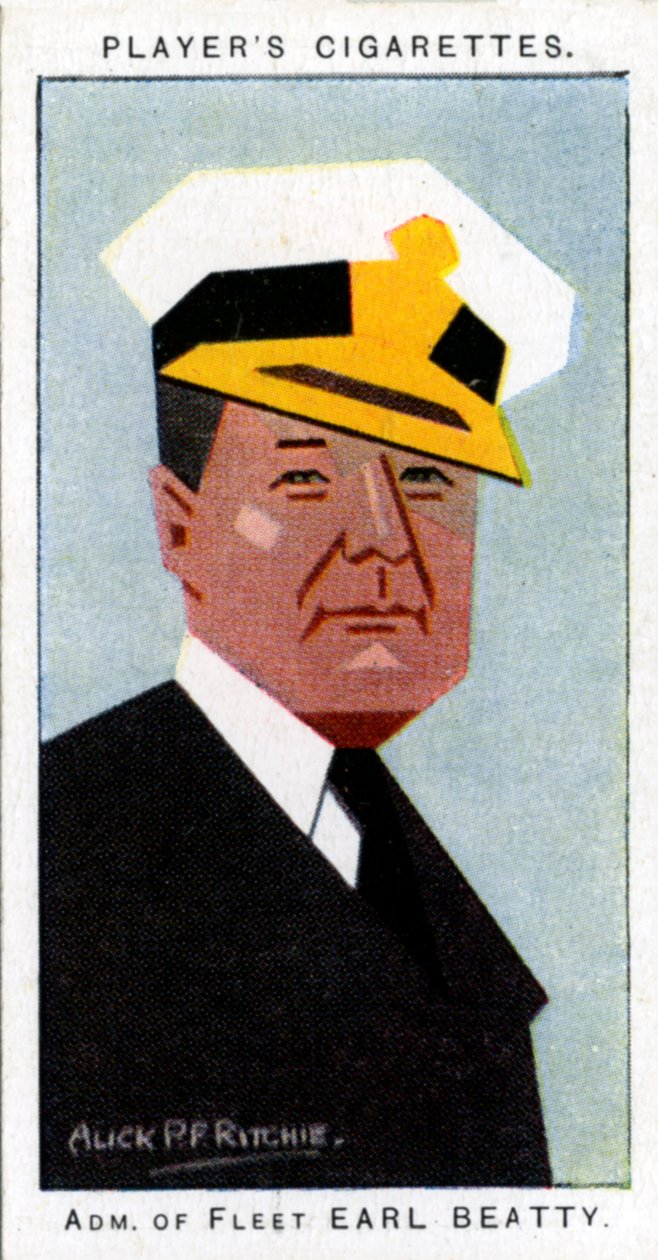 David Beatty, 1. hrabia Beatty, admirał, 1926. autorstwa Alick P. F. Ritchie