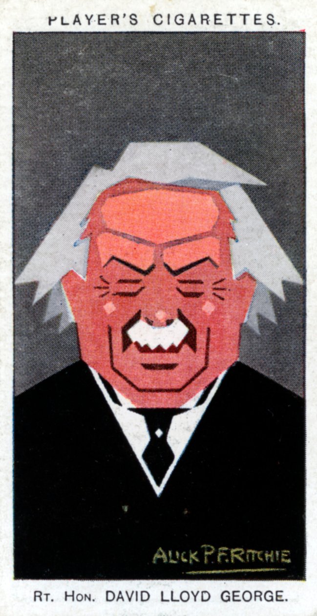 David Lloyd George, 1. hrabia Lloyd-George, premier Wielkiej Brytanii, 1926. autorstwa Alick P. F. Ritchie