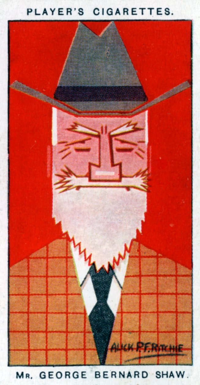 George Bernard Shaw, irlandzki dramaturg, 1926. autorstwa Alick P. F. Ritchie