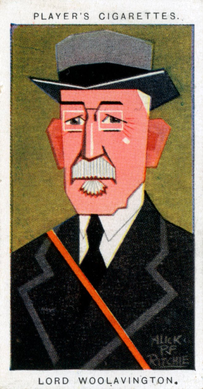 James Buchanan, 1. baron Woolavington, brytyjski filantrop i właściciel konia wyścigowego, 1926. autorstwa Alick P. F. Ritchie
