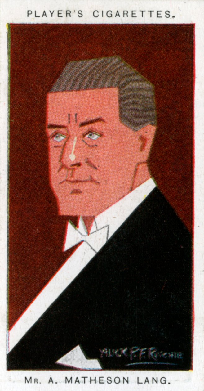 Matheson Lang, kanadyjski aktor-manager i dramaturg, 1926 autorstwa Alick P. F. Ritchie
